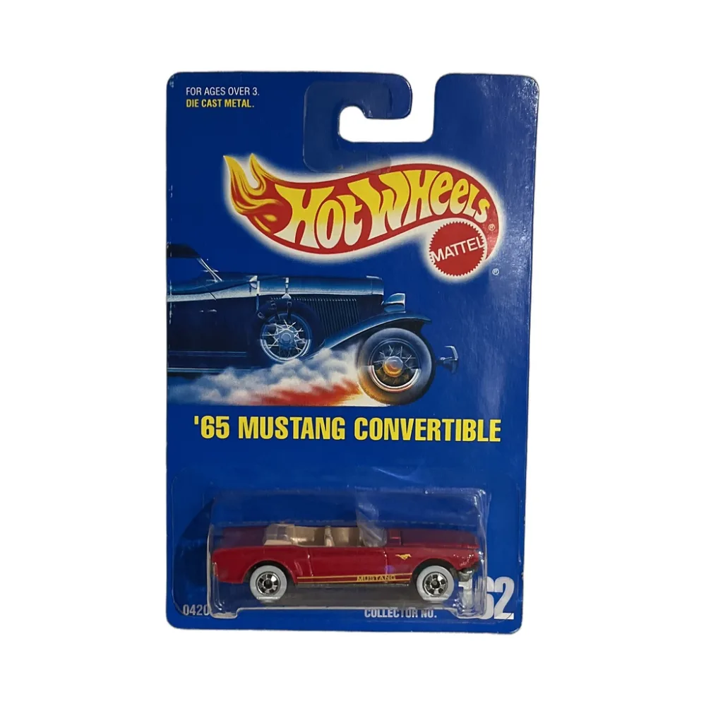 '65 Mustang Convertible — 0420 — Dark Red