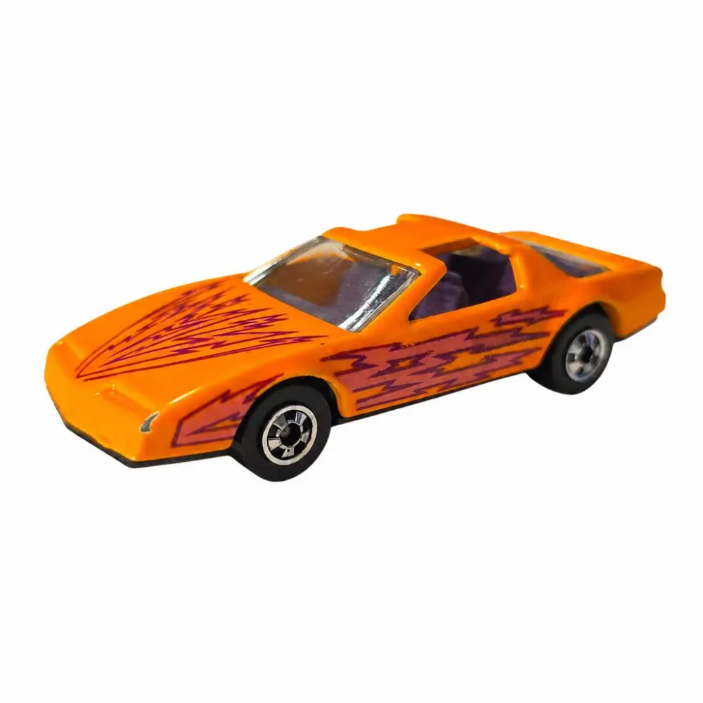 '80s Firebird — 0445 — Bright Orange (Pink & Purple Bolts)