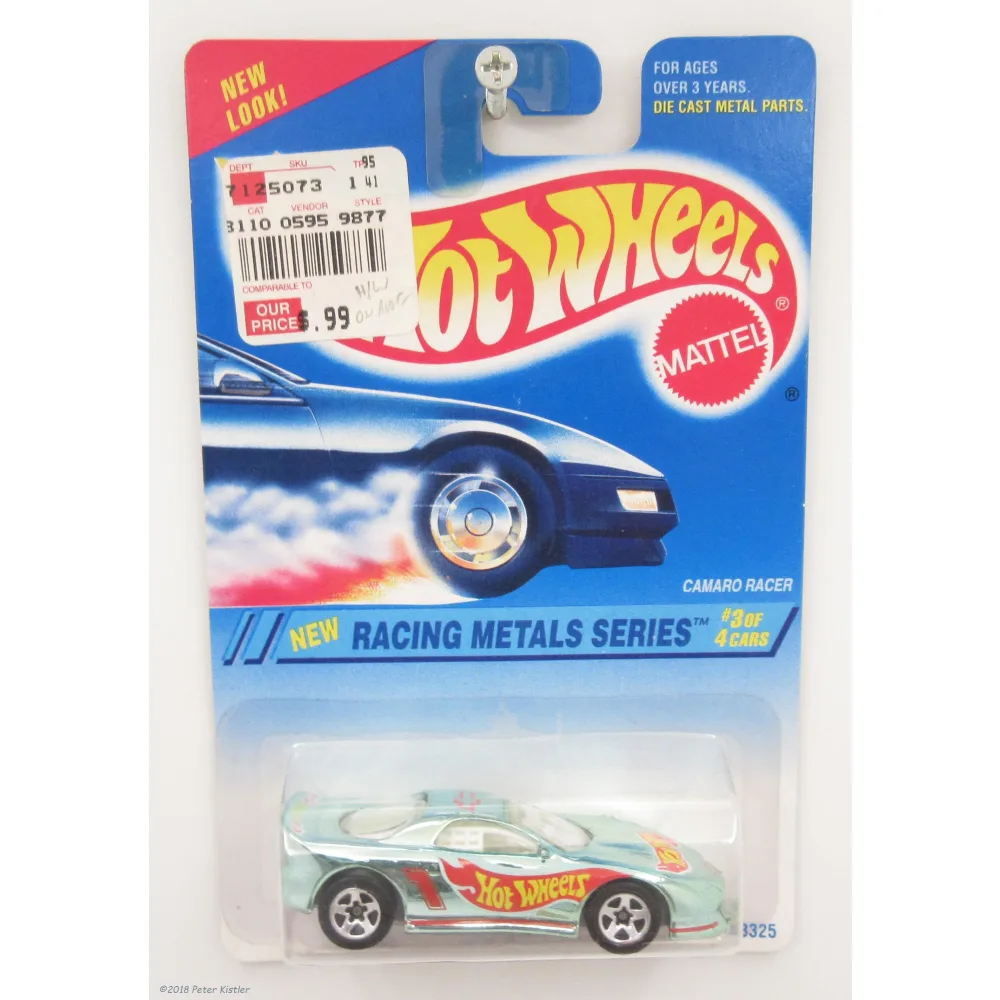 Camaro Racer — 13325 — Light Blue Chrome ("Jack Baldwin" on Roof) — imagem 2