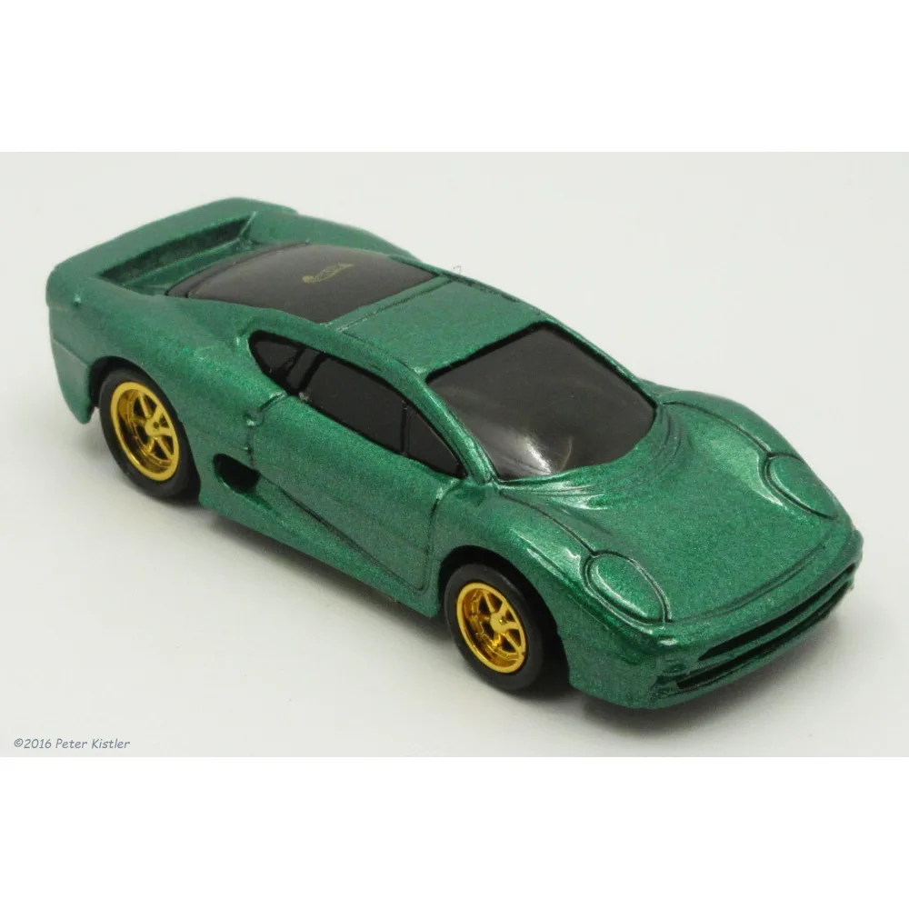 Jaguar XJ220 — 15077 — Metalflake Dark Green — imagem 2