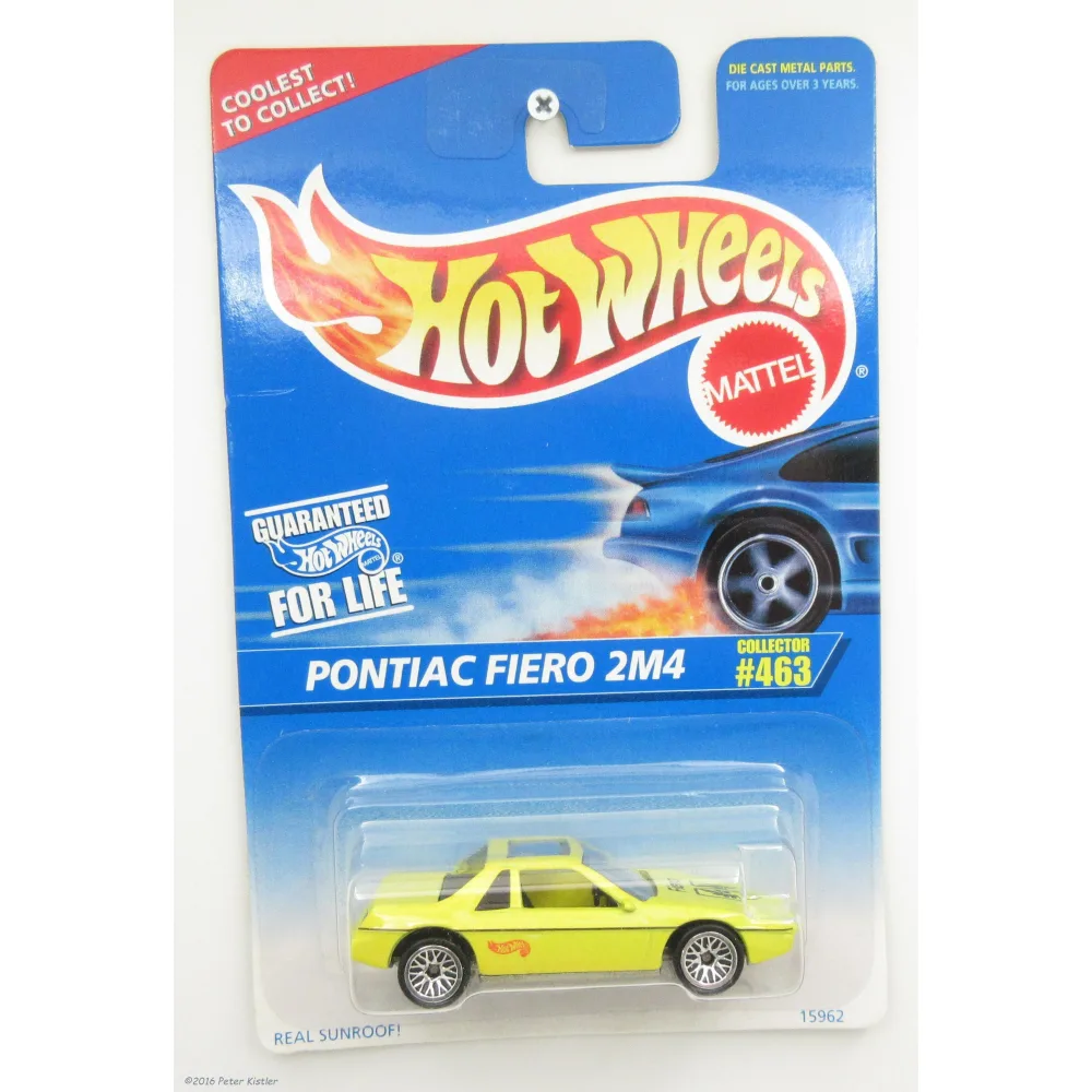 Pontiac Fiero 2M4 — 15962 — Yellow
