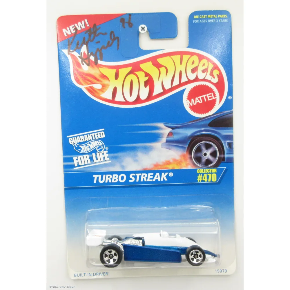 Turbo Streak — 15979 — Metalflake Blue & White
