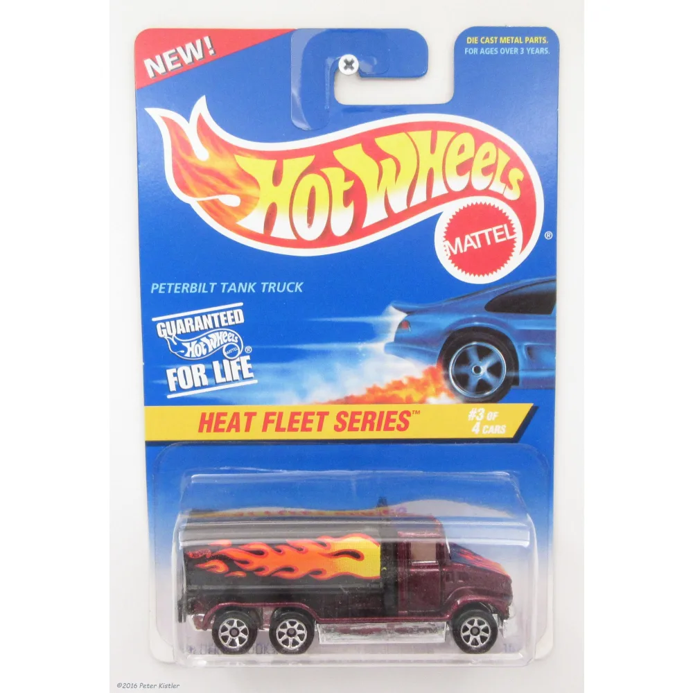 Peterbilt Tank Truck — 16912 — Met. Dark Red with Black plastic tank