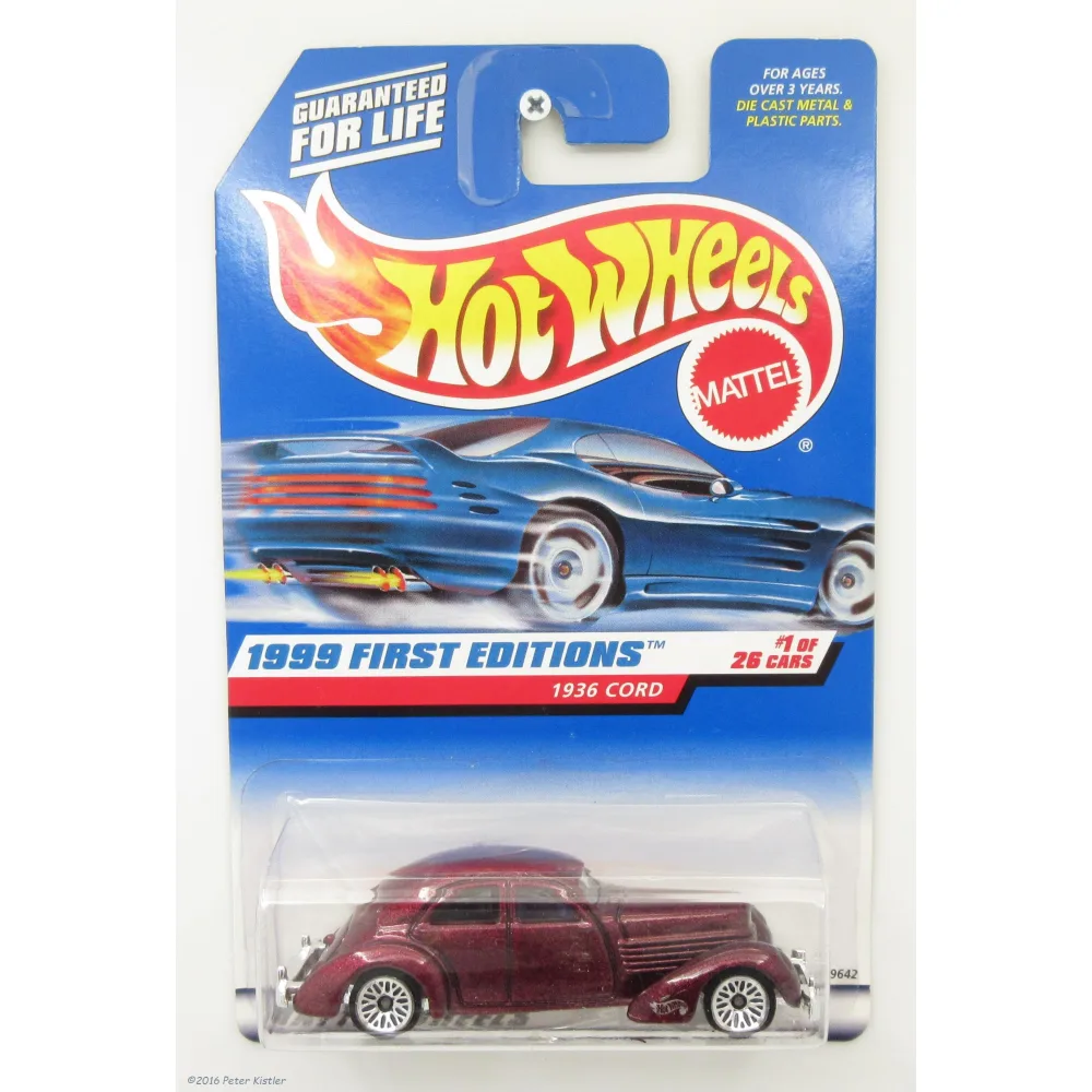 1936 Cord — 19642 — Metalflake Burgundy — imagem 2