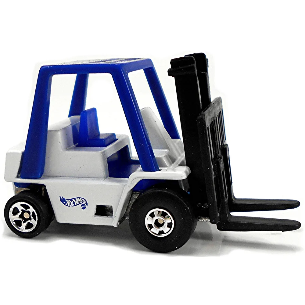 Forklift — 19693 — White w/Blue plastic cage