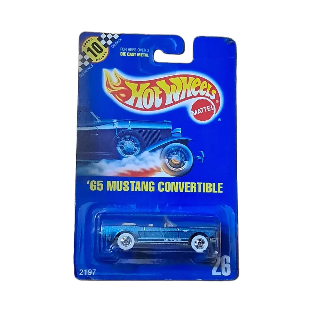 '65 Mustang Convertible — 2197 — Metalflake Blue