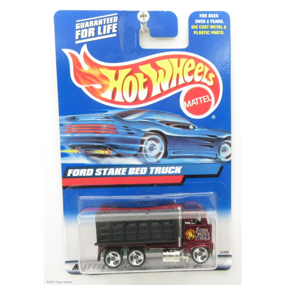 Ford Stake Bed Truck — 25383 — Metallic Dark Red