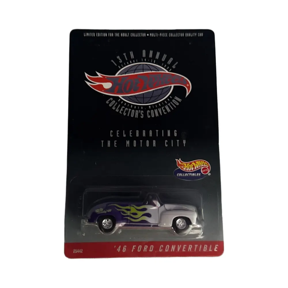 '47 Ford Convertible — 25442 — Purple & White