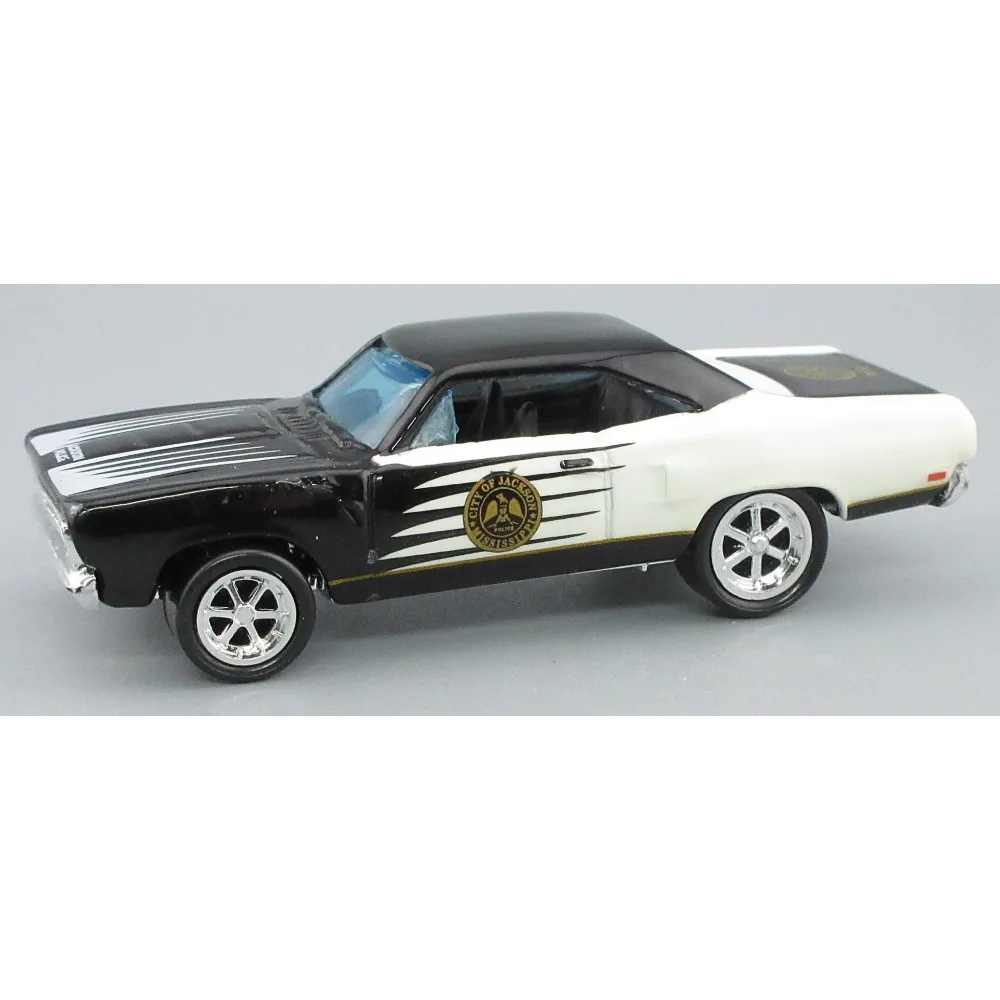'70 Plymouth Roadrunner — 26618 — Enamel Black + White — imagem 2