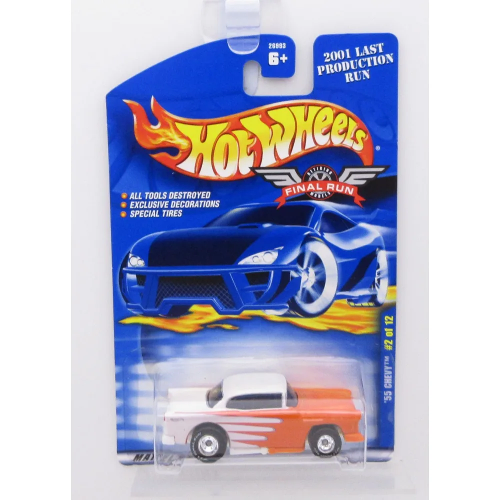'55 Chevy — 26993 — Orange & White