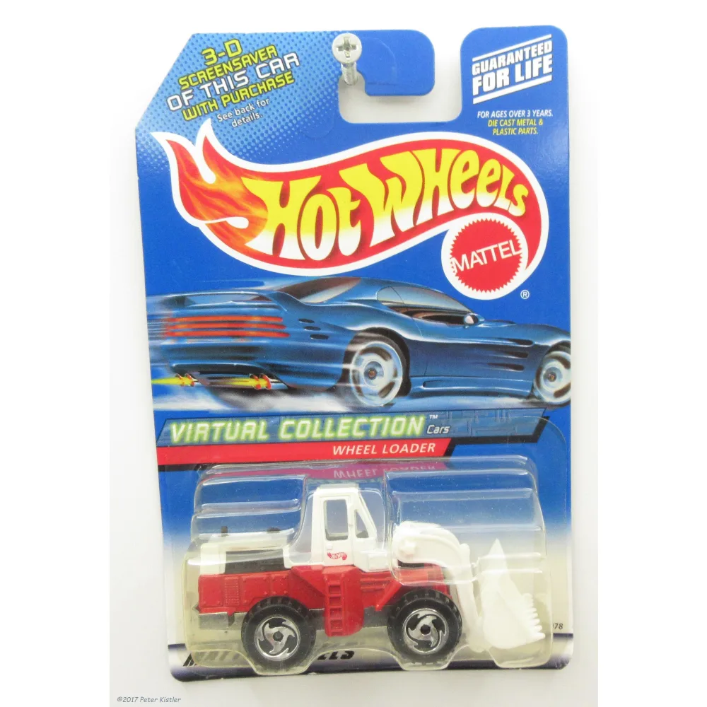 Wheel Loader — 27078 — White and Red