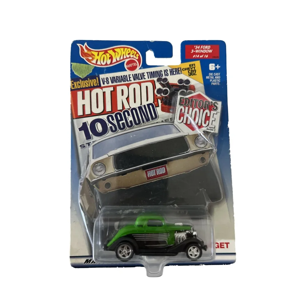 3-Window '34 — 28026 — Green with Black fenders