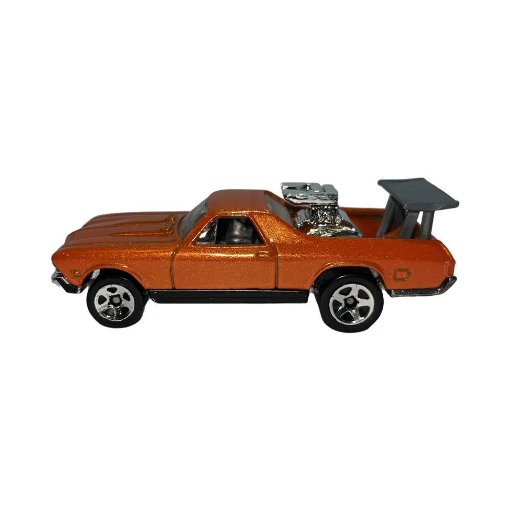 '68 El Camino — 29303 — Metalflake Orange and Black — imagem 4