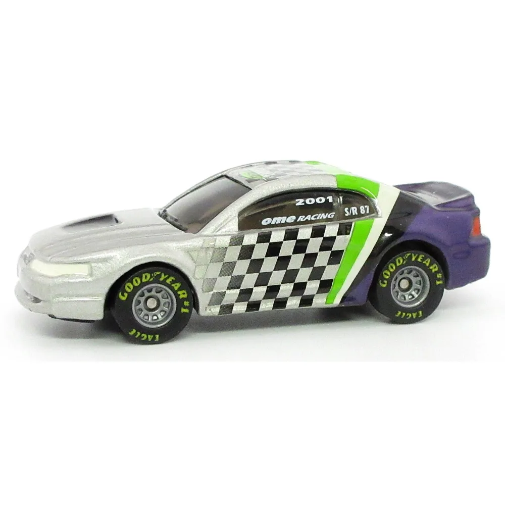 '99 Ford Mustang — 29978 — Silver & Mtflk. Purple — imagem 2