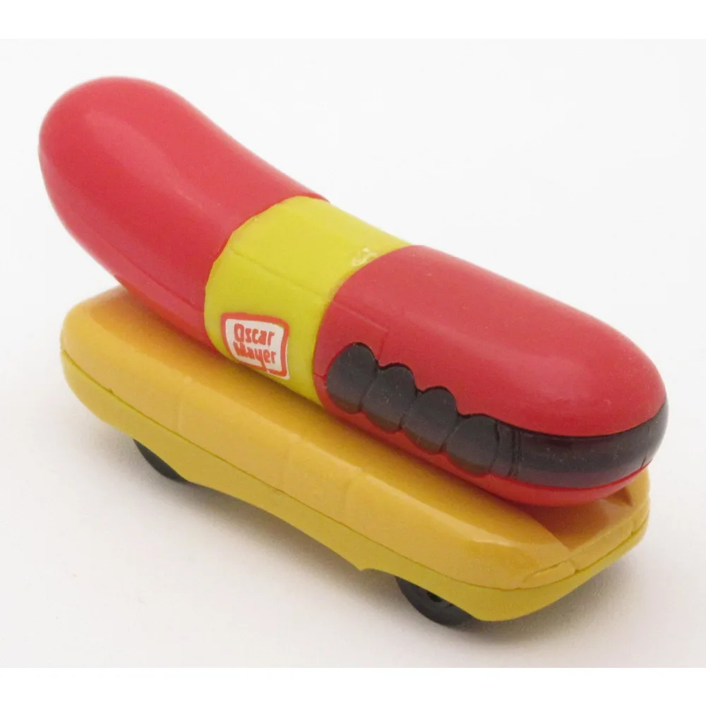 Oscar Mayer Wienermobile — 3029 — Dark Yellow & Red sausage (Black Hubs)