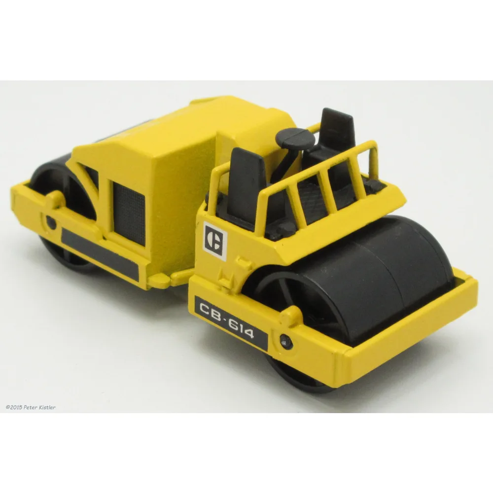 CAT Road Roller — 3853 — Yellow (Tampos, 5 Bars on Safety Rail) — imagem 3