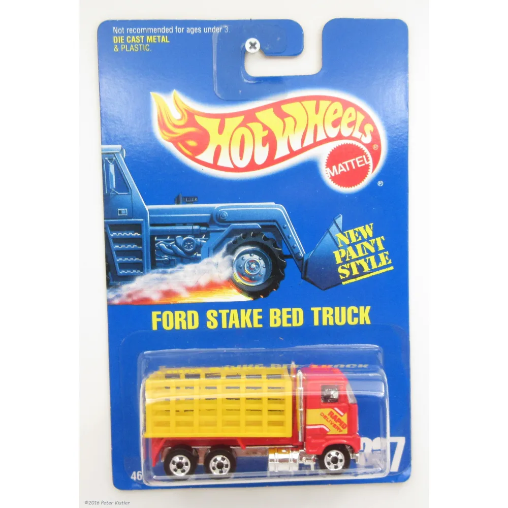 Ford Stake Bed Truck — 4641 — Red — imagem 2
