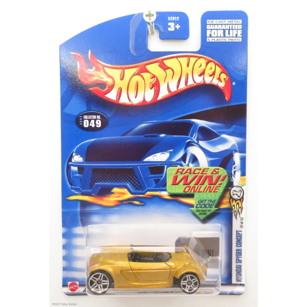 Hyundai Spyder Concept — 52912 — Metalflake Gold
