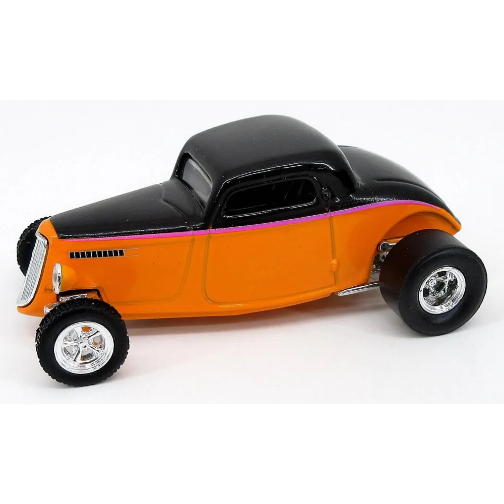 '34 Ford Coupe — 54545 — Orange & Black — imagem 3