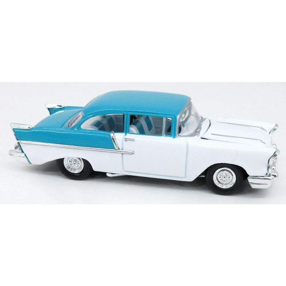 1957 Chevy 150 — 54651 — White & Aqua