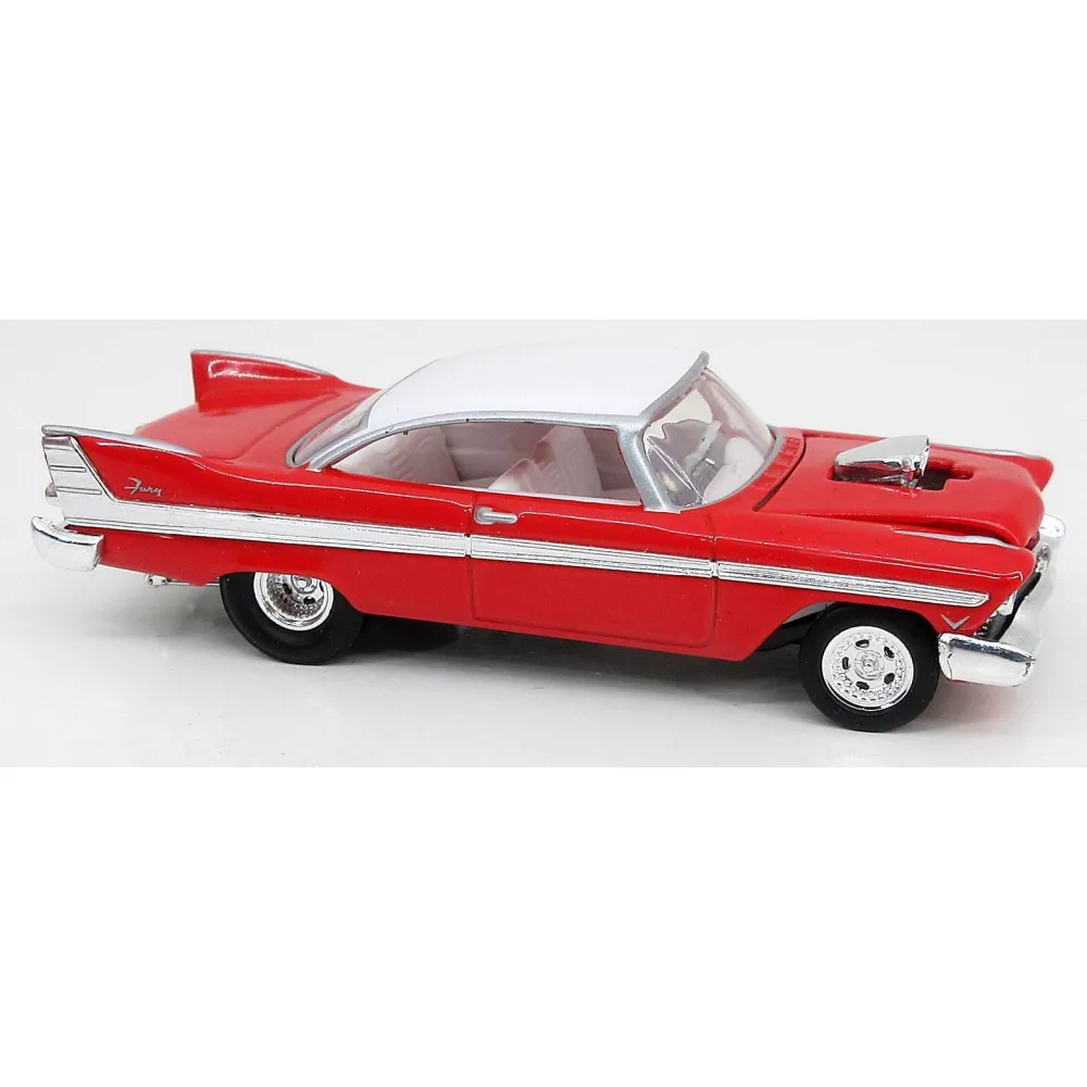 1957 Plymouth Fury — 54663 — Red w/ White Rof