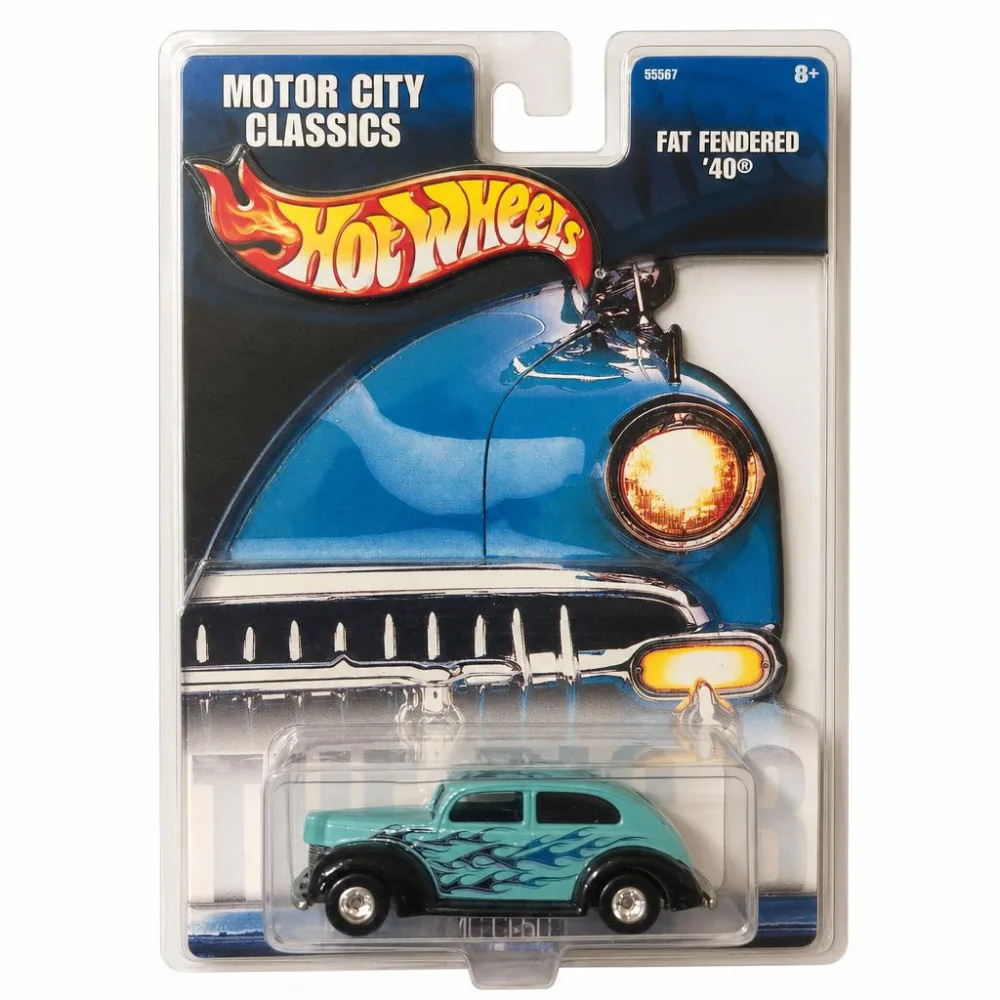 Fat Fendered '40 — 55567 — Aqua with Black Fenders