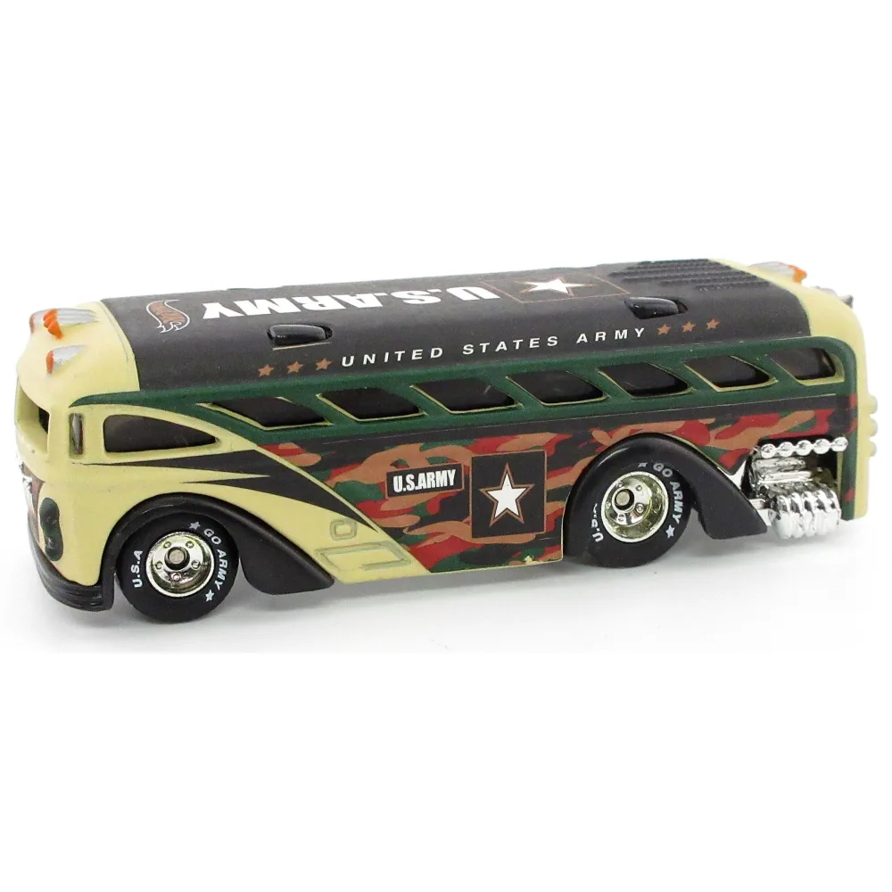 Surfin' School Bus — 55920 — Flat Dark Green & Beige — imagem 3