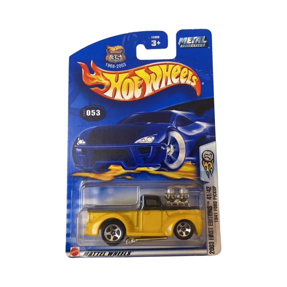 1941 Ford Pickup ('Tooned) — 56393 — Gloss Black & Yellow — imagem 4