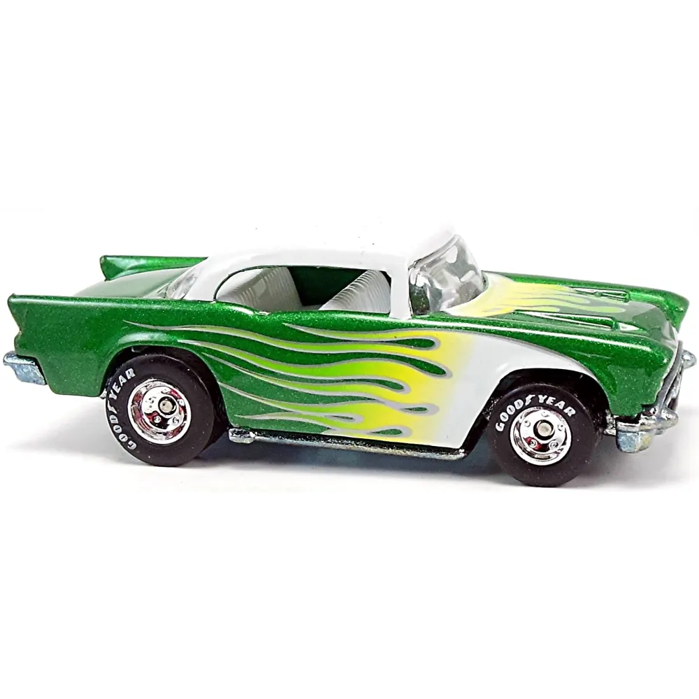 '57 Chevy — 56492 — Metalflake green w/white roof — imagem 2