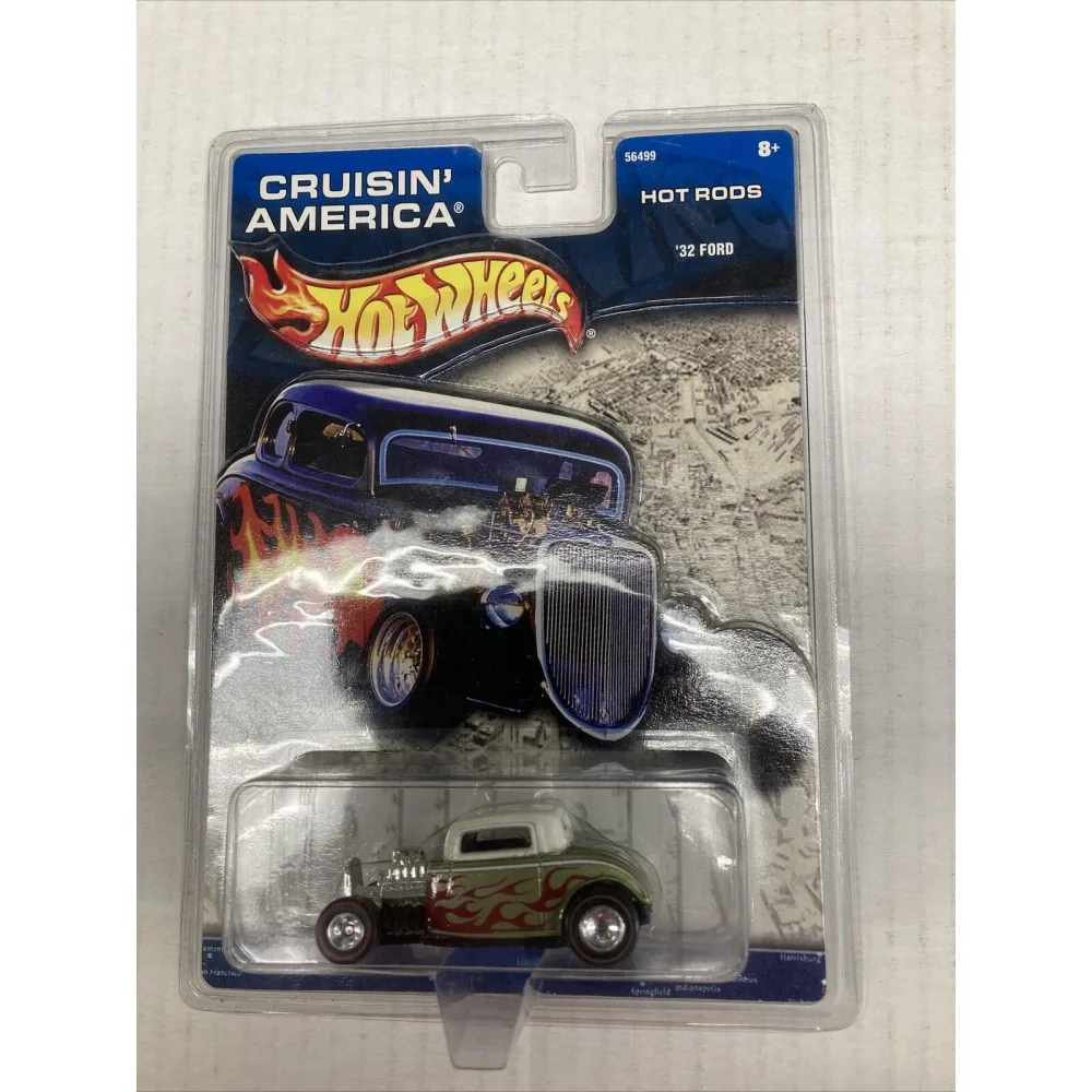 '32 Ford — 56499 — Metalflake Light Olive Green with White top
