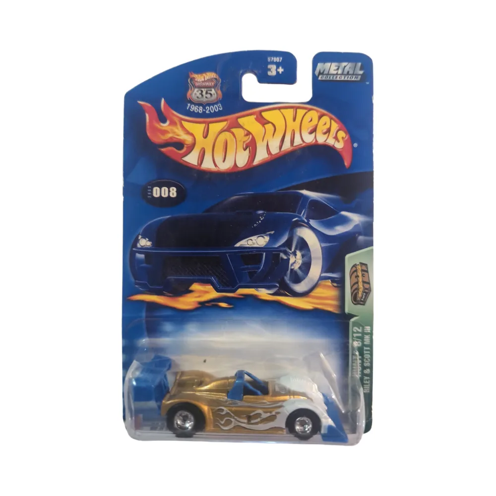 Riley & Scott Mk III — 57007 — Metalflake Gold / Metalflake Blue roll bar