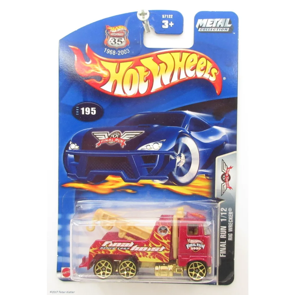 Rig Wrecker — 57122 — Metallic Red w/ Gold Boom