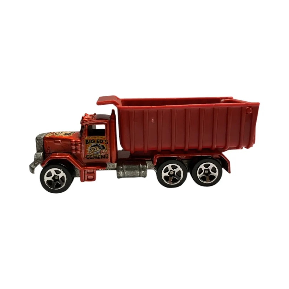 Peterbilt Dump Truck — 57147 — Metalflake Maroon — imagem 3