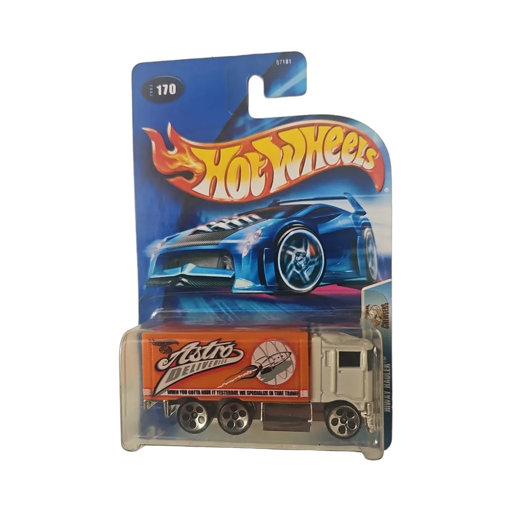 Hiway Hauler — 57161 — White with Orange cargo box