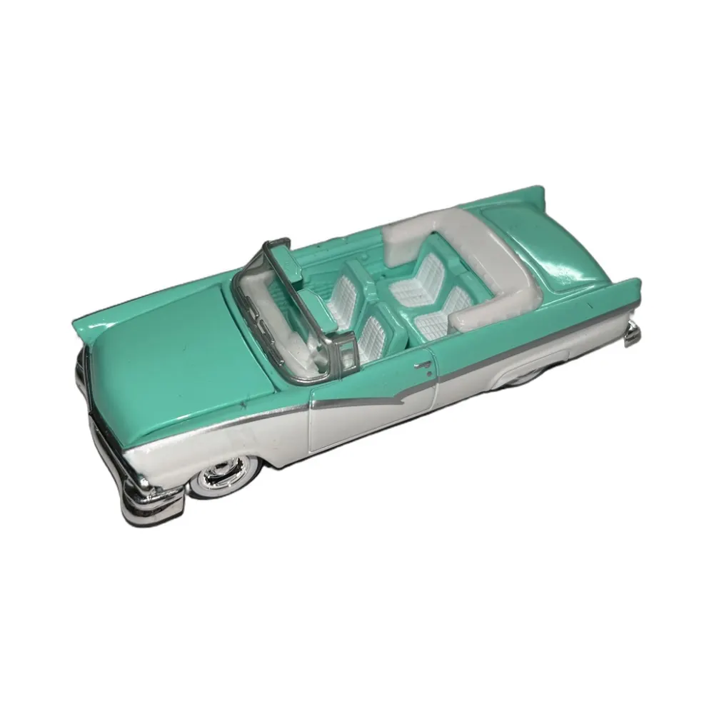 '56 Ford Fairline Convertible — 57258 — Mint Green & White — imagem 2