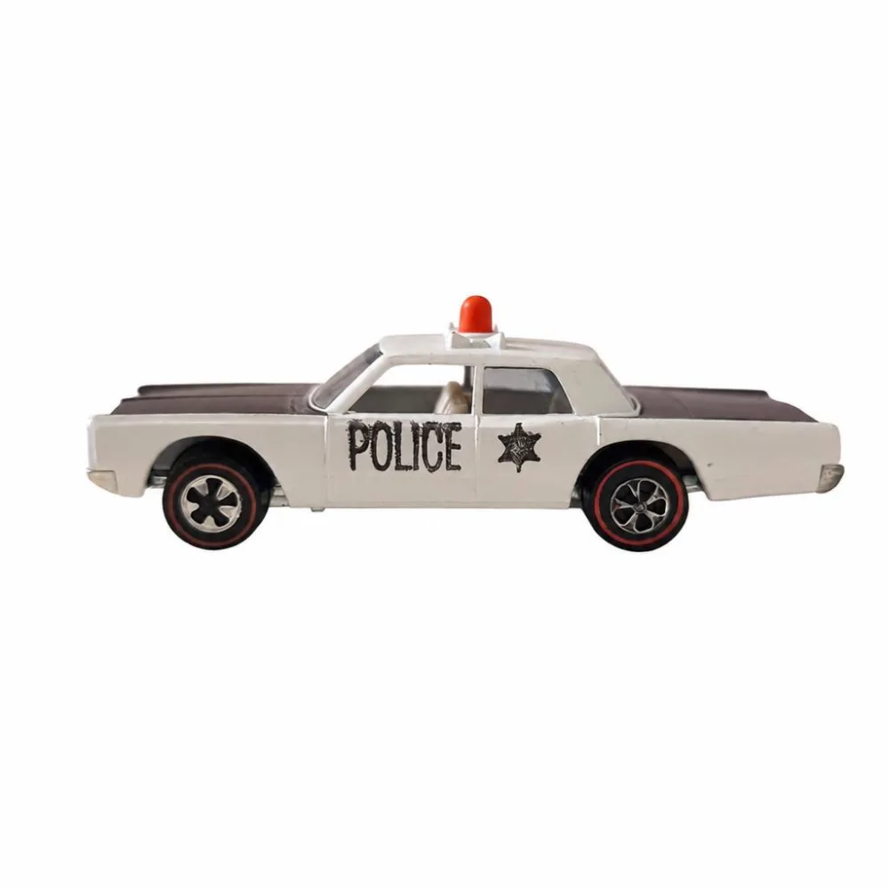 Custom Police Cruiser — 6269 — Black & White (Solid Red Dome) — imagem 3