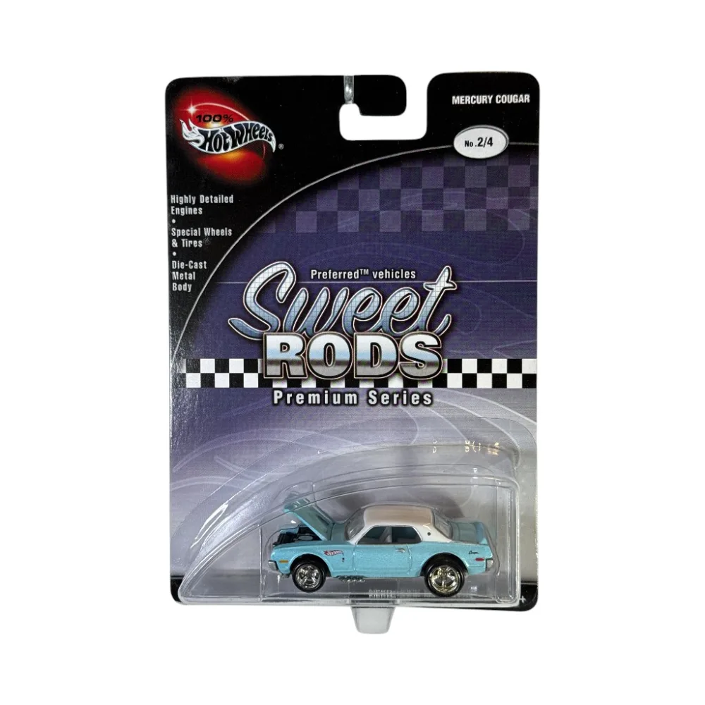 Mercury Cougar — 85627 — Teal & White