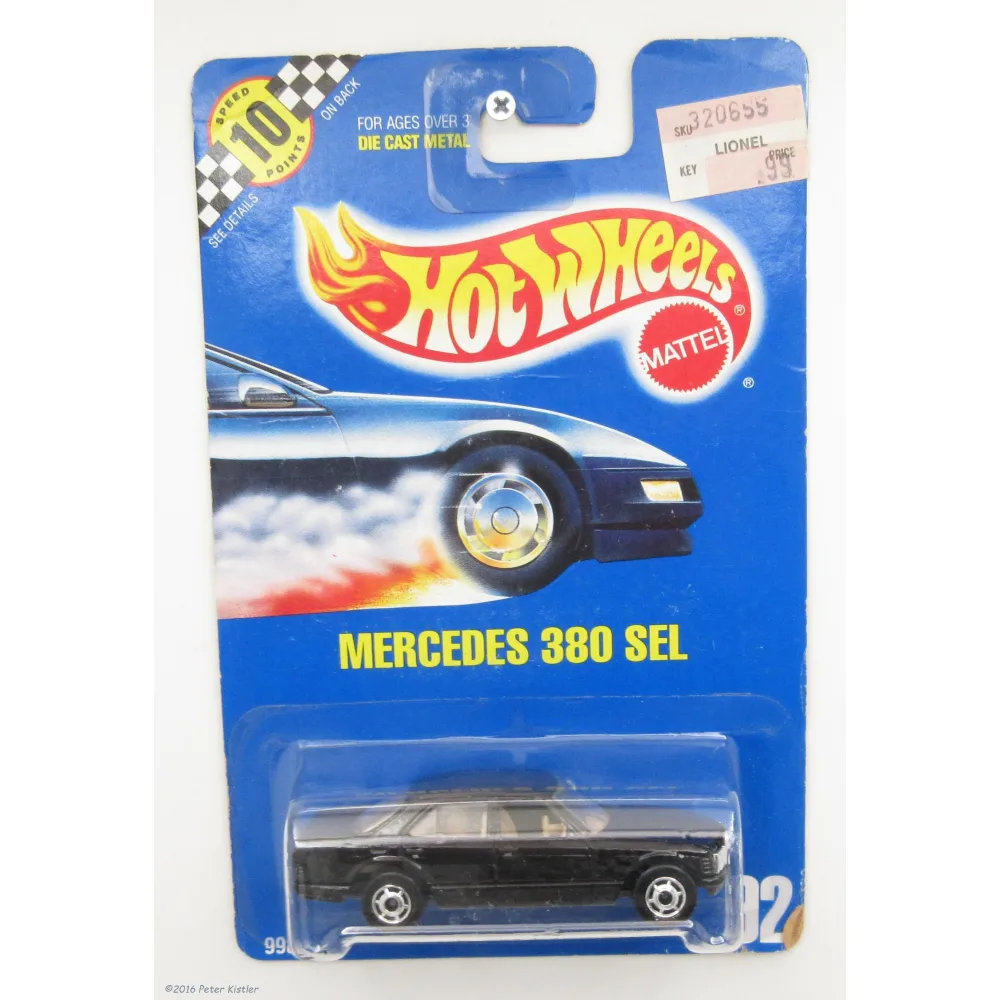 Mercedes 380 SEL — 9986 — Black