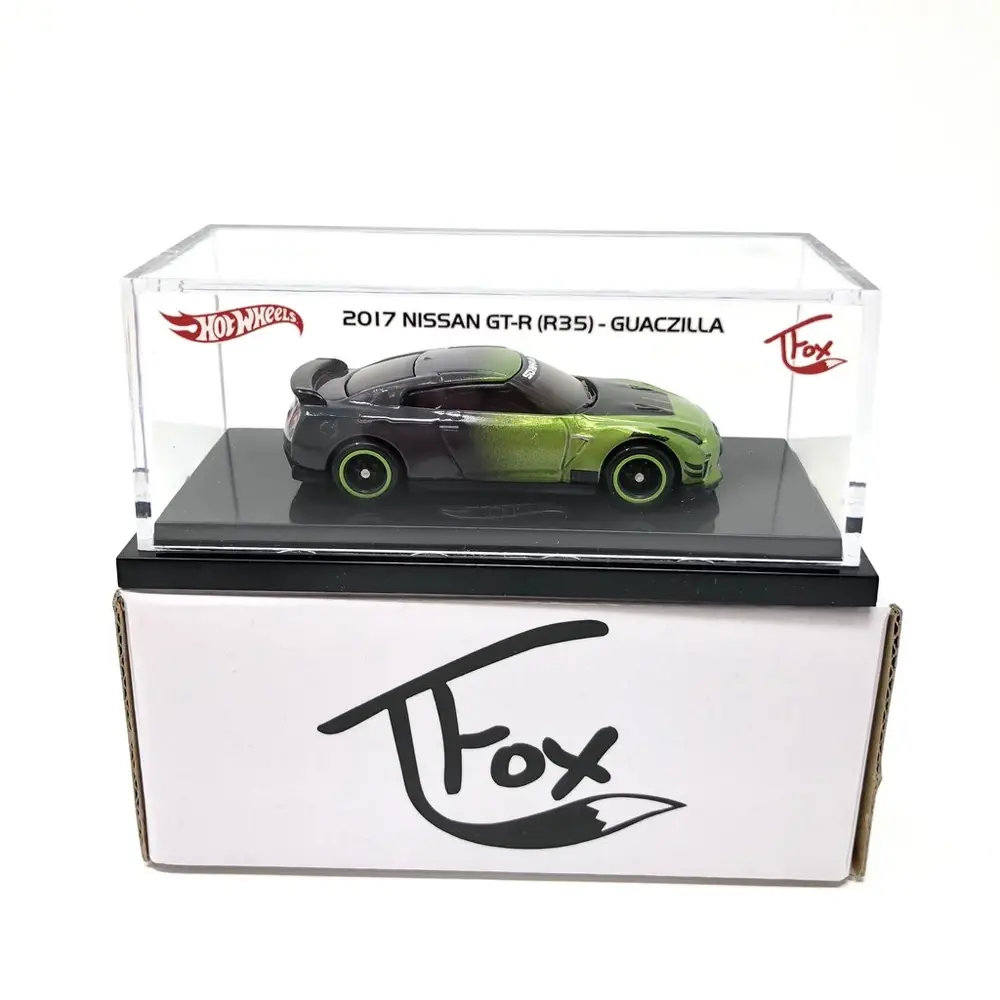 2017 NISSAN GT-R (R35) - GUACZILLA — AA020 — Light Green & Gray — imagem 2
