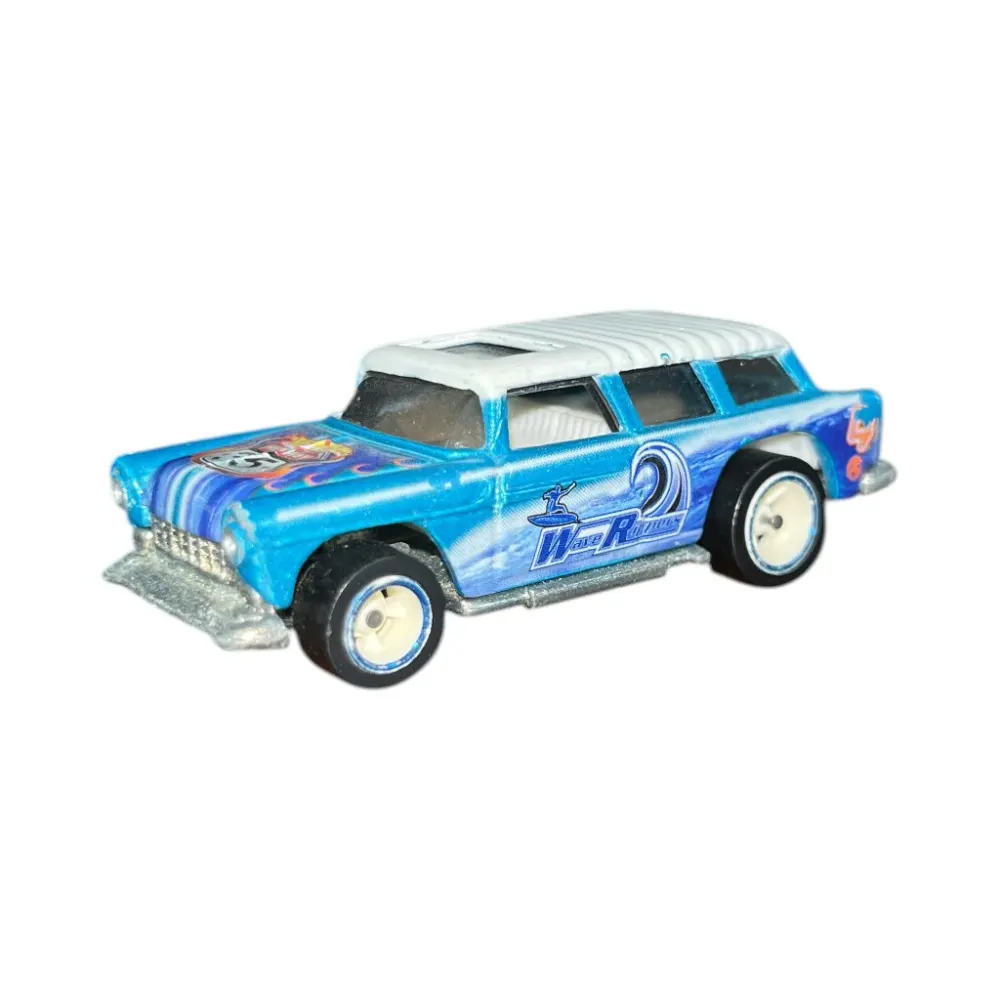 Classic Nomad — B0893 — Metalflake Aqua/White