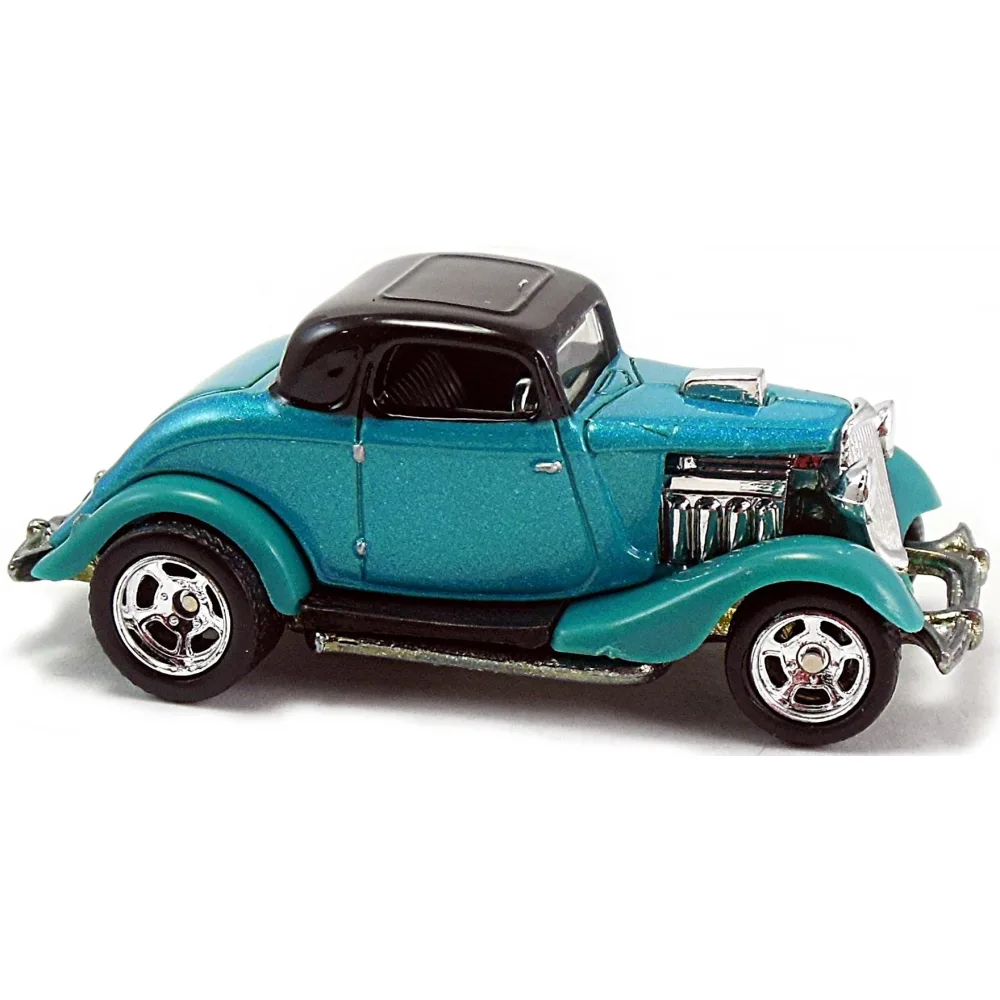 1934 THREE-WINDOW FORD COUPE — B0947 — Turquoise