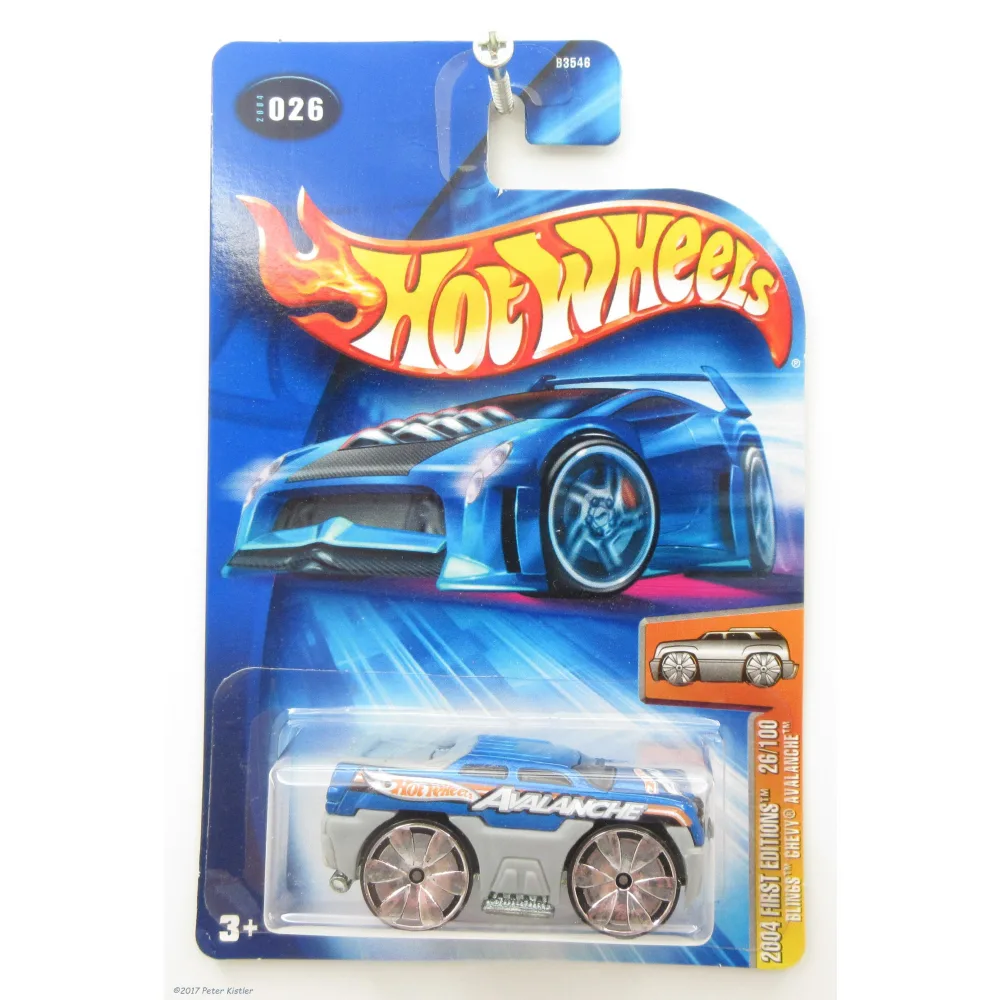 Chevy Avalanche (Blings) — B3546 — Blue