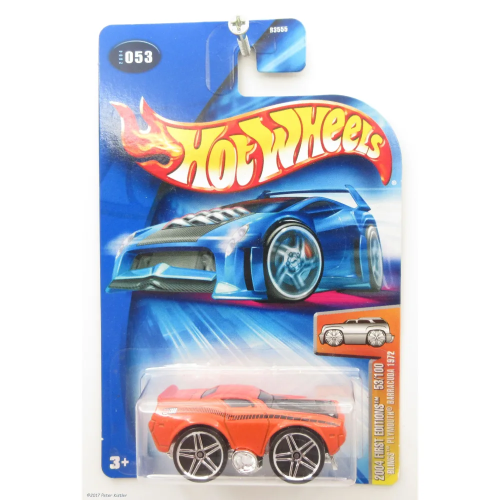 Blings Plymouth Barracuda 1972 — B3555 — Orange — imagem 2