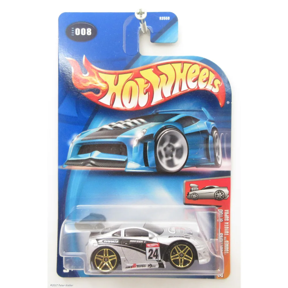 'Tooned Toyota Supra — B3559 — Silver
