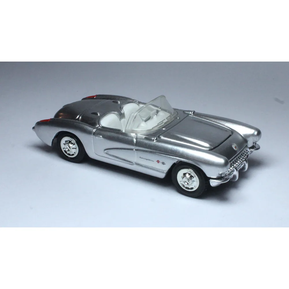 1957 Corvette — B6255 — Metalic Silver & White
