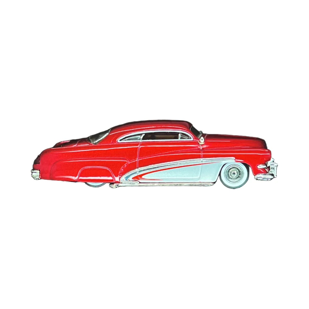 '51 Merc — B6257 — Red and Silver