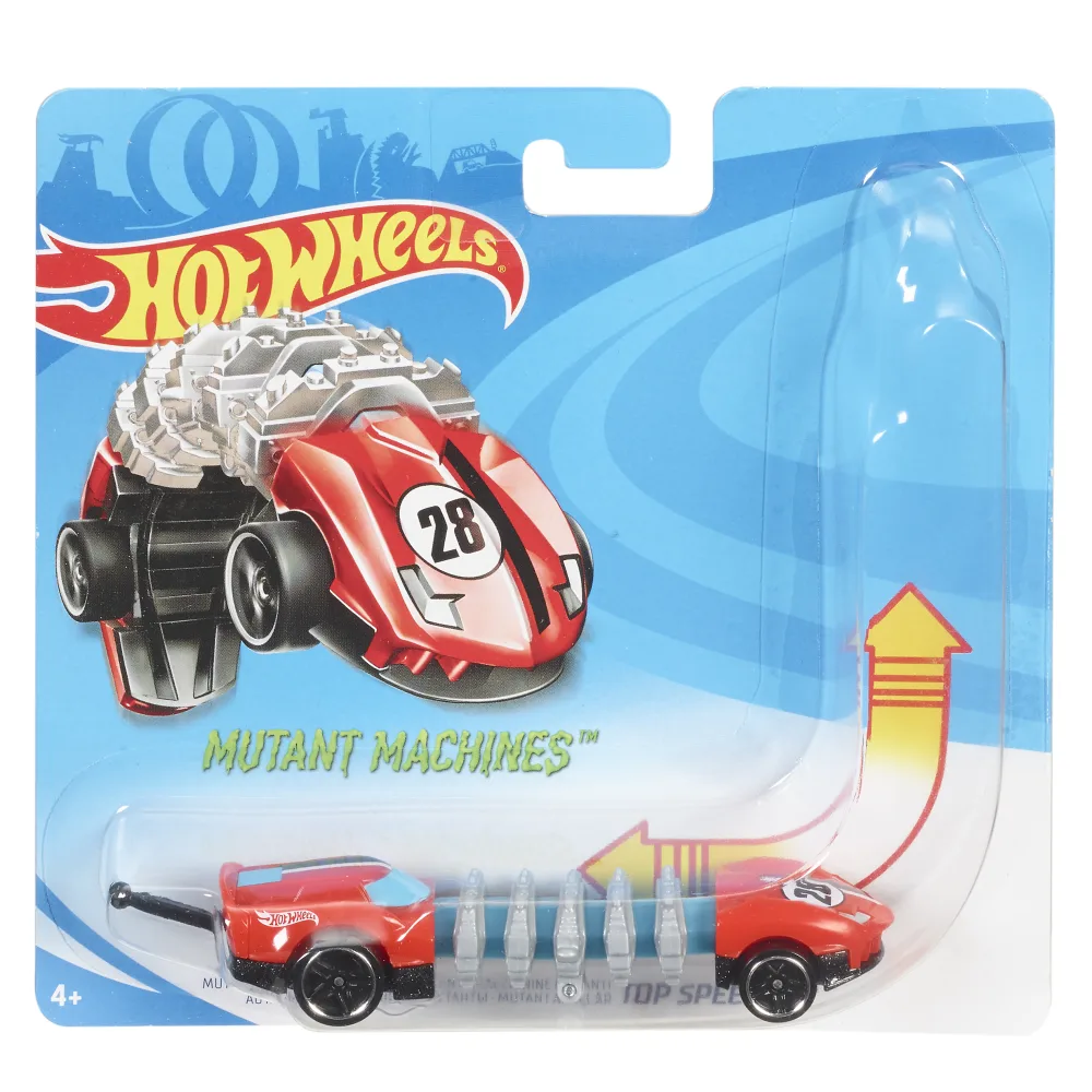 Top Speed GT — BBY81 — Red w/ Silver & Light Blue midsection — imagem 2