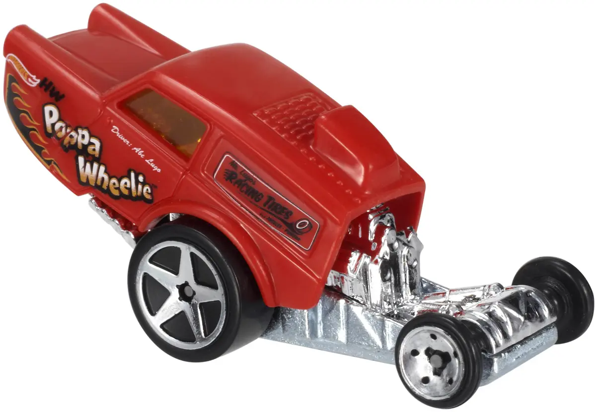 HW Poppa Wheelie — BDC90 — Red — imagem 3