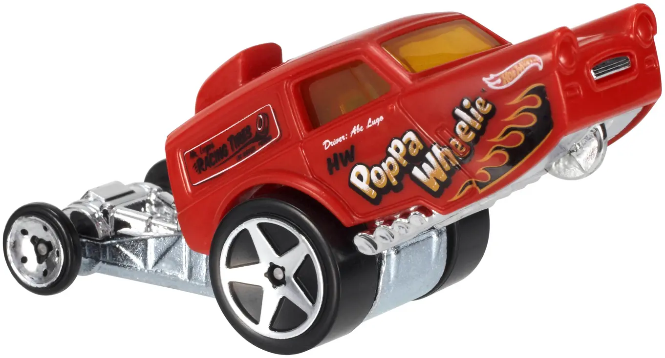HW Poppa Wheelie — BDC90 — Red — imagem 4
