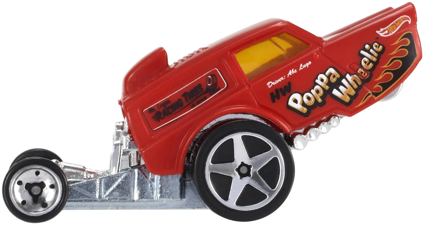HW Poppa Wheelie — BDC90 — Red — imagem 5